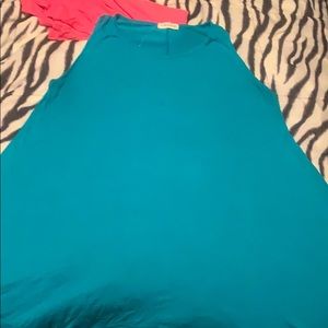 Teal blue tunic